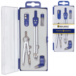 Готовальня BRAUBERG "Student Oxford", 5 предм: циркуль + кронц-ль, держ., грифель, точилка, 210338