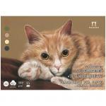 Планшет для пастелей 15л. А3 "Теплые цвета", 160г/м2, 5 цветов, "Холст", ПЛ-8886