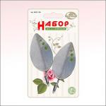 Н-р из 2-х крючков "Листок" бол