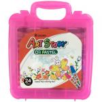 Пастель масляная Crown 24 цветов, пластиковая упаковка, OP-2400