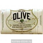 *Korres ГРЕЧЕСКАЯ ОЛИВА МЖ   Мыло цветы оливы 125г