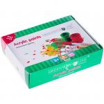 Краски акриловые Greenwich Line, 12 цветов, 20мл, картон, Акр_6729