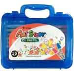 Пастель масляная Crown 36 цветов, пластиковая упаковка, OP-3600