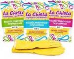 Перчатки La Chista резиновые L12шт