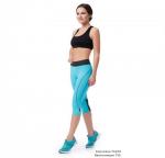 «Велосипедки» двухцветные, с фигурными подрезами и отделкой кантом