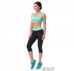 «Велосипедки» двухцветные, с фигурными подрезами и отделкой кантом