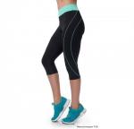 «Велосипедки» двухцветные, с фигурными подрезами и отделкой кантом