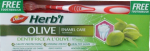 Зубная паста Dabur Herb'l Olive (с экстрактом оливы) с зубной щеткой  150 гр.