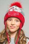 Шапка детская "Первый снег" двухслойная