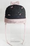 Шапка детская "Бантик-Минни" двухслойная