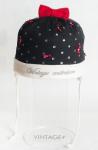 Шапка детская "Бантик-Минни" двухслойная