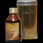 Масло HEMANI Льняное в жестяной банке, 100 мл