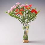 Цветок полевой, цвет в ассортименте,  пластмасса, 30 см (кор 300 упак)