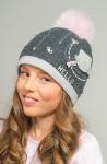 Шапка детская "Hello" двухслойная