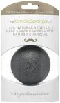 Спонж для умывания лица мужской Premium Gentlemen's Sponge with Bamboo Charcoal (премиум-упаковка)