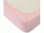 Простыня на резинке 160*200*20 трикотаж (пл.120) розовый