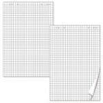 Блокноты для флипчарта BRAUBERG, КОМПЛЕКТ 5шт., 20 л., клетка, 67,5*98 см, 80 г/м, 124097