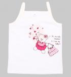 LEADER KIDS, МАЙКА для дев., (бел)