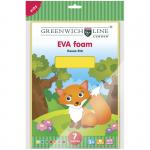 Набор для аппликации Пенка EVA А4 7 л., 7 цв., в пакете с европодвесом, F4-07696