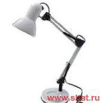 Светильник Camelion KD-313 C03 настольный 60W E27 металл серебро