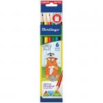 Карандаши Berlingo Жил-был кот 06 цв., трехгран., картон. уп., европодвес, CP00506