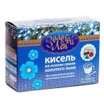 Кисель на льняной основе, вкус ванилин с какао (коробочка - 7 пакетов по 15 гр.)