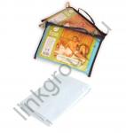 Вафельное полотенце-простынь банное, белое 80*150 см Банные штучки