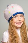 Берет детский "Весёлая карусель" двухслойный