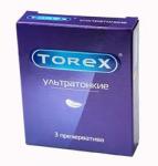 *Презервативы ультратонкие гладкие Torex №3
