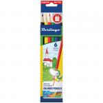 Карандаши Berlingo Замки 06 цв., заточен., картон. уп., европодвес, CP00106