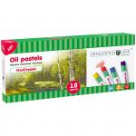 Пастель масляная Greenwich Line "ИзоСтудия", 18 цветов, картон. упак., OP_11074