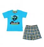 CORNETTE, ПИЖАМА "Blue Monkey", (бирюза)