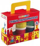 Набор пальчиковая гуашь Цветик 6*80 мл