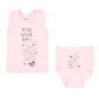 GAMEX, КОМПЛЕКТ (майка+трусы) "Stokrotka", (роз)