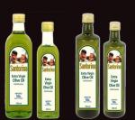 Масло оливковое первого холодного прессования  нерафинированное Extra Virgin  Santorina  в стекл. бут.Marasca