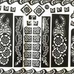 Трафарет для мехенди 1 шт