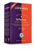 Кофе молотый Lofbergs Inferno extra dark roast 450 г