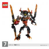 Сборная фигурка конструктор KSZ Bionicle: Лава-Монстр (аналог 71313) 118 дет. (KZ_613-2)