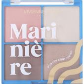 Vivienne Sabo Пудровая палетка для скульптурирования лица/ Powder face contouring palette/ Palette de poudre contouring pour le visage Mariniere 01