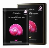 НОВИНКА!!! JMsolution Disney Collection Active Pink Snail Brightening Mask Ультратонкая маска с муцином улитки