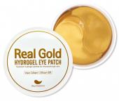 Prreti Гидрогелевые патчи антивозрастные с золотом Real Gold Hydrogel Eye Patch 60 шт.