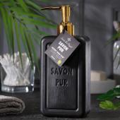 Жидкое люксовое мыло для рук "Savon De Royal" черное, 500 мл