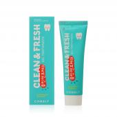 CONSLY TOOTHPASTE CLEAN&FRESH Паста зубная гелевая с гинкго билоба и морских водорослей