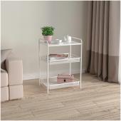 Этажерка "Ладья 33С" (LADYA 33С storage rack) (Белый)