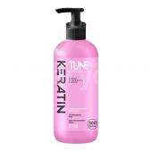 Шампунь TUNE KERATIN SHAMPOO ламинирующий для поврежденных волос,блеск и яркость,с дозатором, 500 мл