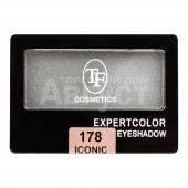 Тени для век Triumf Expertcolor Eyeshadow Mono, серебристо-серый, тон 178