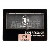 Тени для век Triumf Expertcolor Eyeshadow Mono, черный оникс, тон 174