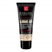 Крем тональный EVELINE ART Make-UP Professional 3 в 1, тон Светло-бежевый, 30 мл