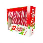 Новогодние тросточки Candy Canes Zuckerstangen со вкусом клубники (12 шт) 144 гр