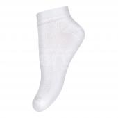 Носки для мальчиков Брест 20С3023 укороченные, с переплетением сеточка, однотонные, размер 21-22, цвет: белый
